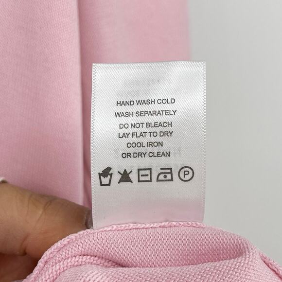 Lovers and Friends | NWT Natalie Sweater Dress in Pink Knit Contrast Piping M - Picture 15 of 15